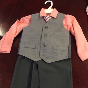 Boys 3t pants with vest.